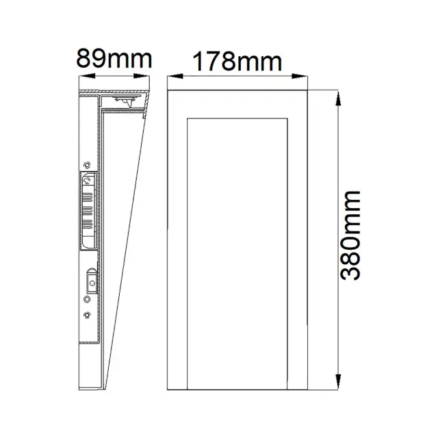 Уличный светильник Hinkley HK-TAPER-M-TBK — черный, ракурс 6