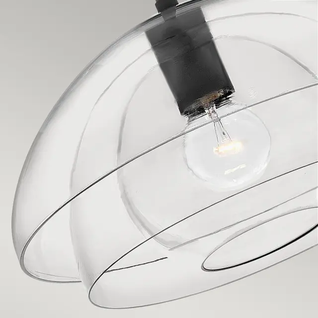 Светильник Hinkley QN-LOTUS-P-BLK — черный, ракурс 3