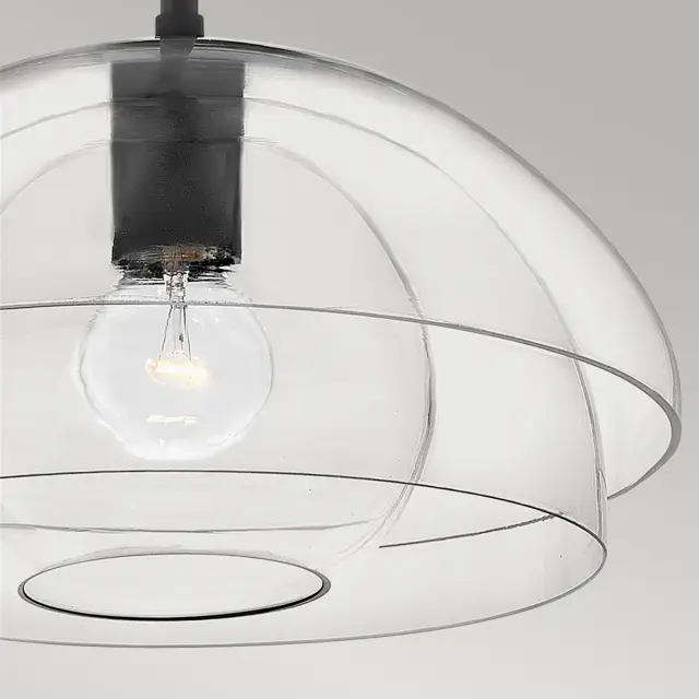 Светильник Hinkley QN-LOTUS-P-BLK — черный, ракурс 4