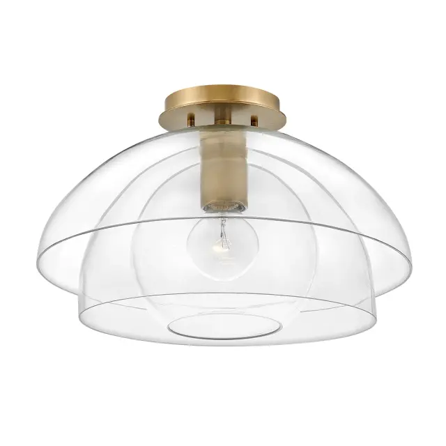 Светильник Hinkley QN-LOTUS-P-HBR — латунь, ракурс 5