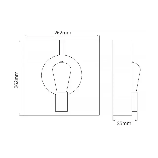 Бра Hinkley QN-LUDLOW1-GR — черный, ракурс 5
