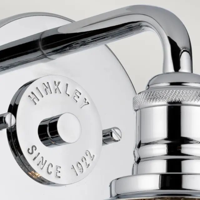 Светильник для ванной комнаты Hinkley QN-RIGBY1-BATH-PC — хром, ракурс 3
