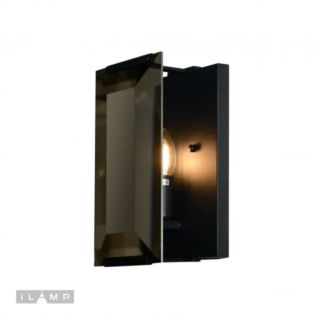 Бра iLamp 10090/1W BK PANORAMA — черный, ракурс 3