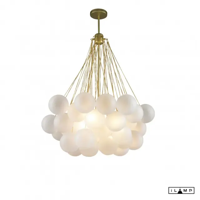Люстра iLamp 10099P/3-D800 GL-WH GLOBE — золотой