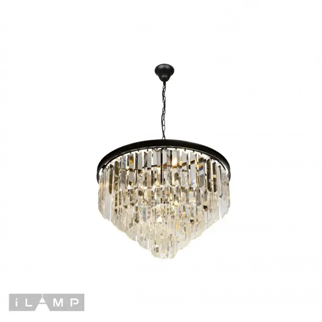 Люстра iLamp 6101-600 BK TRIUMPH — черный, ракурс 2