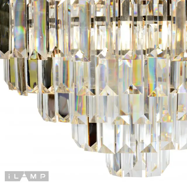 Люстра iLamp 6101-600 BK TRIUMPH — черный, ракурс 3