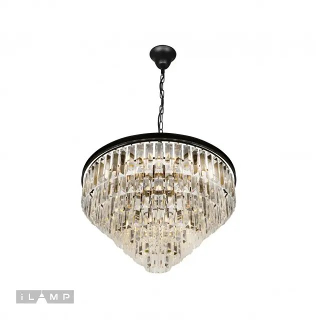 Люстра iLamp 6101-800 BK TRIUMPH — черный