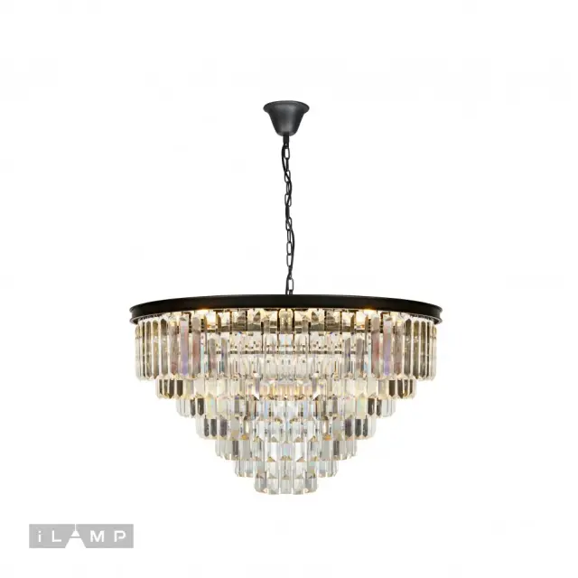 Люстра iLamp 6101-800 BK TRIUMPH — черный, ракурс 2