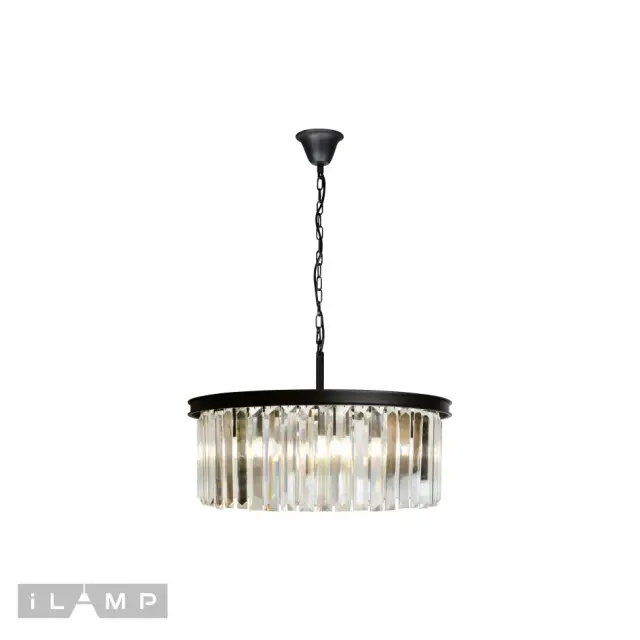 Люстра iLamp 6102-600 BK TRIUMPH — черный, ракурс 2