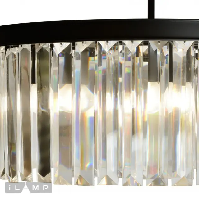 Люстра iLamp 6102-600 BK TRIUMPH — черный, ракурс 3