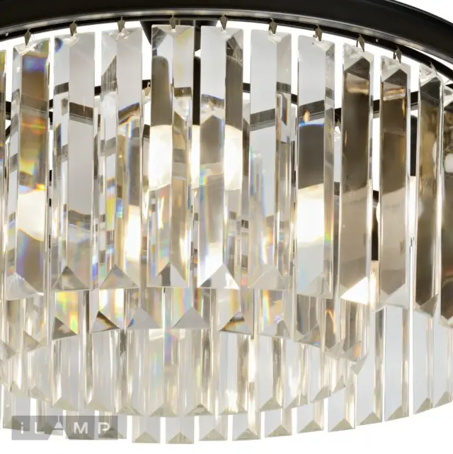 Люстра iLamp 6102-600 BK TRIUMPH — черный, ракурс 4