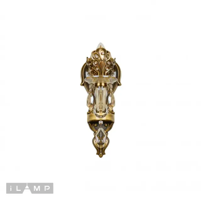Бра iLamp 61078/1 BR ASIA — бронза, ракурс 2