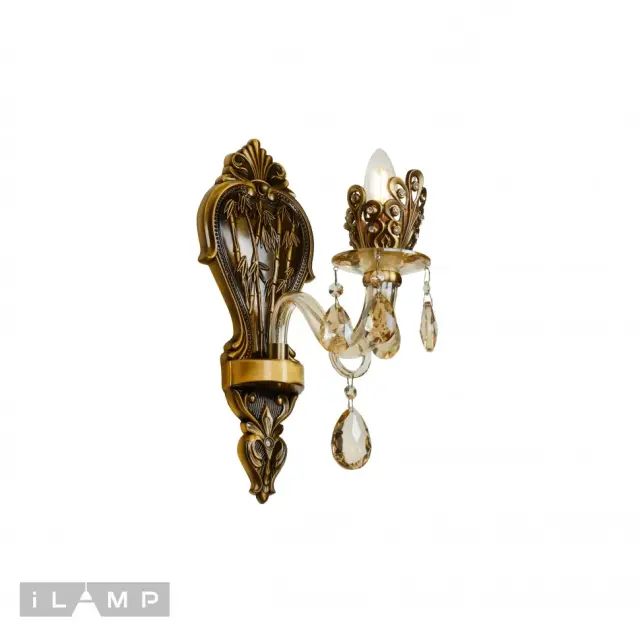 Бра iLamp 61078/1 BR ASIA — бронза, ракурс 3