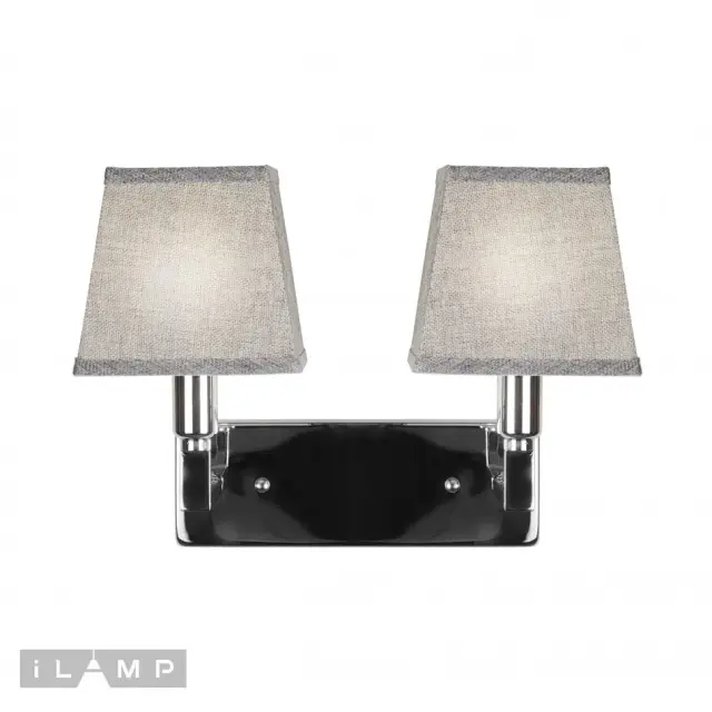 Бра iLamp 6943-2 CR HILTON — никель