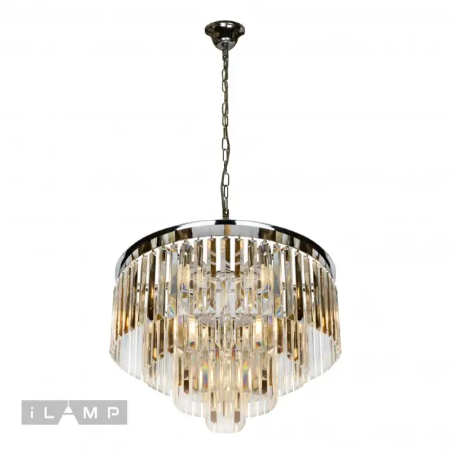 Люстра iLamp 7382/6+3+1P CR TRIUMPH — хром