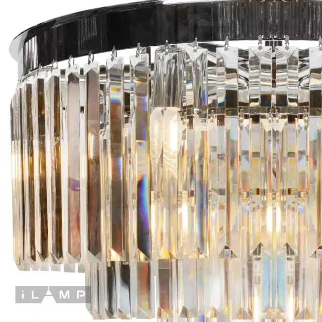 Люстра iLamp 7382/6+3+1P CR TRIUMPH — хром, ракурс 3