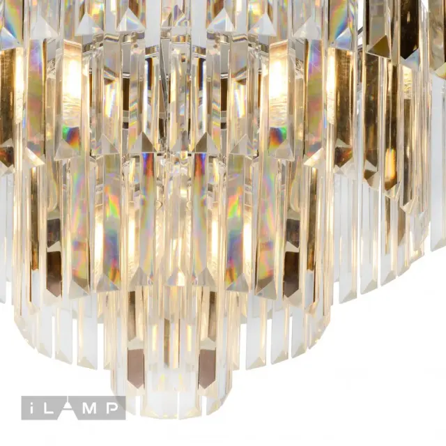 Люстра iLamp 7382/6+3+1P CR TRIUMPH — хром, ракурс 4