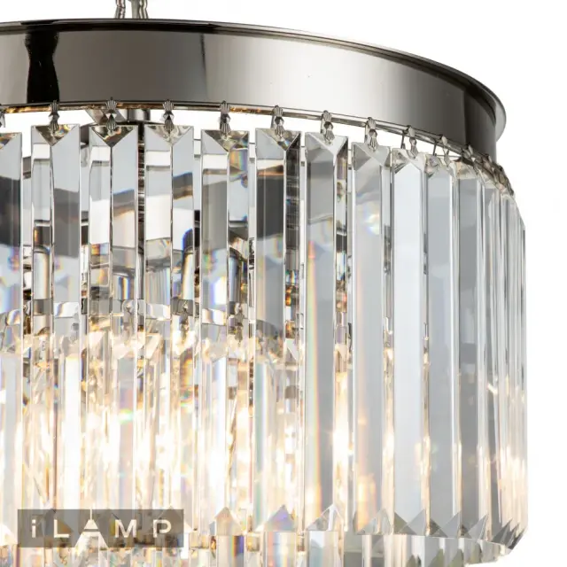 Люстра iLamp 7383/6P NIC TRIUMPH — никель, ракурс 3