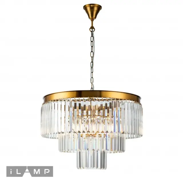 Люстра iLamp 7383/8P BR TRIUMPH — бронза, ракурс 2
