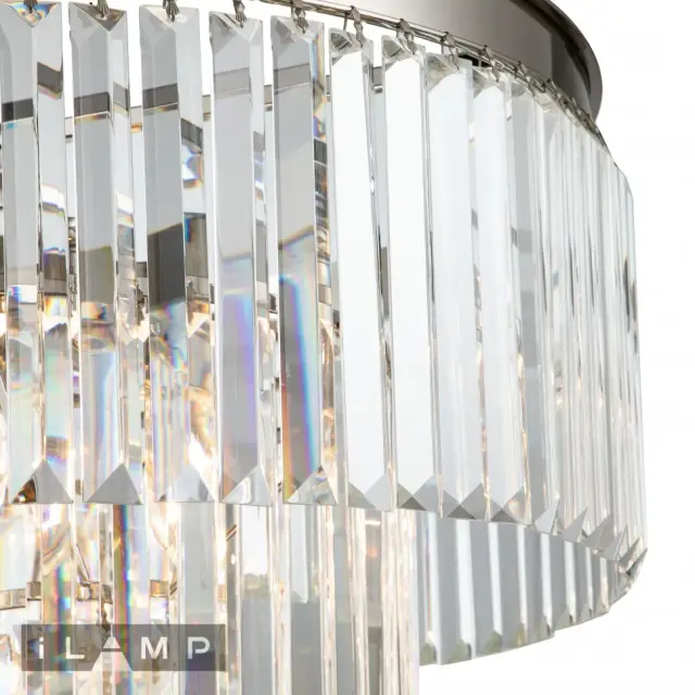 Люстра iLamp 7383/8P NIC TRIUMPH — никель, ракурс 3