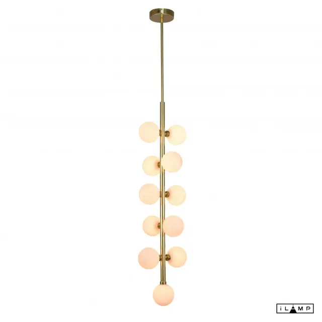 Люстра iLamp 777P/11 GL-WH GOLDEN — золотой