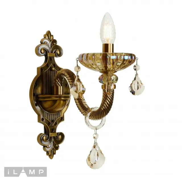 Бра iLamp 81069-1 BR ASIA — бронза