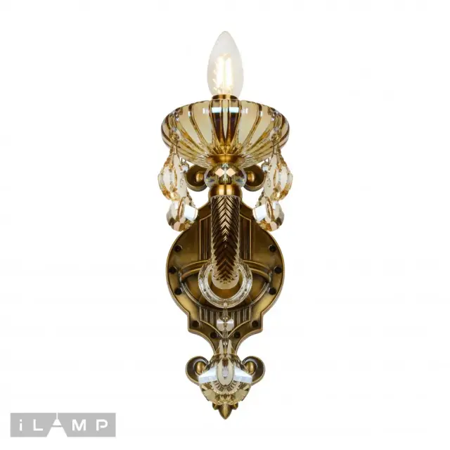 Бра iLamp 81069-1 BR ASIA — бронза, ракурс 2