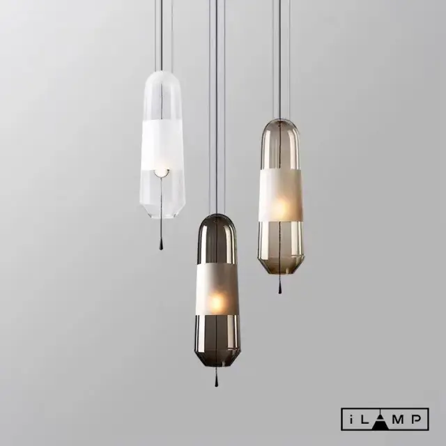 Светильник iLamp 8121P AM DROP — черный
