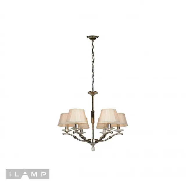 Люстра iLamp 85125/6 CR VIVALDI — хром, ракурс 2