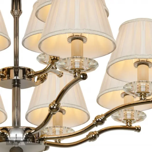 Люстра iLamp 85125/8+4 CR VIVALDI — хром, ракурс 4