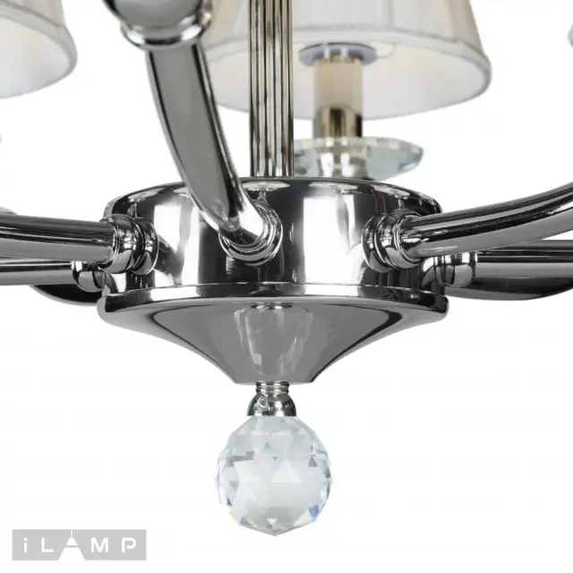 Люстра iLamp 85125/8 CR VIVALDI — хром, ракурс 3