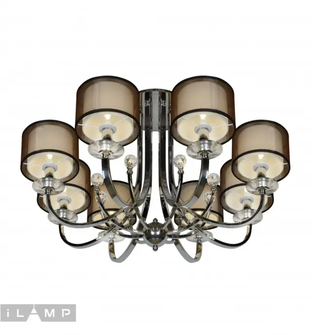 Люстра iLamp 88049/8 CR AMERICA — хром, ракурс 2