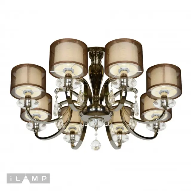 Люстра iLamp 88210/8 CR SOFIA — хром, ракурс 3