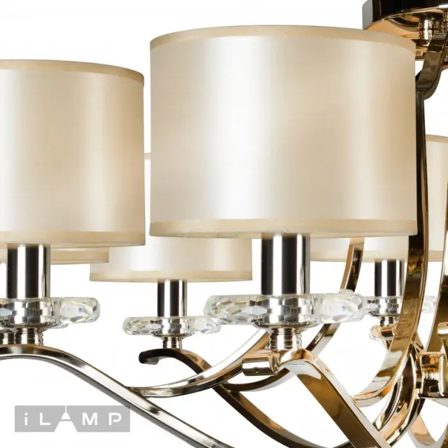 Люстра iLamp 88389/10 CR LONDON — хром, ракурс 3