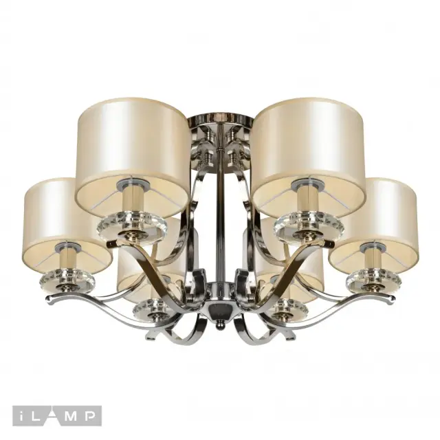 Люстра iLamp 88389/6 CR LONDON — хром, ракурс 2