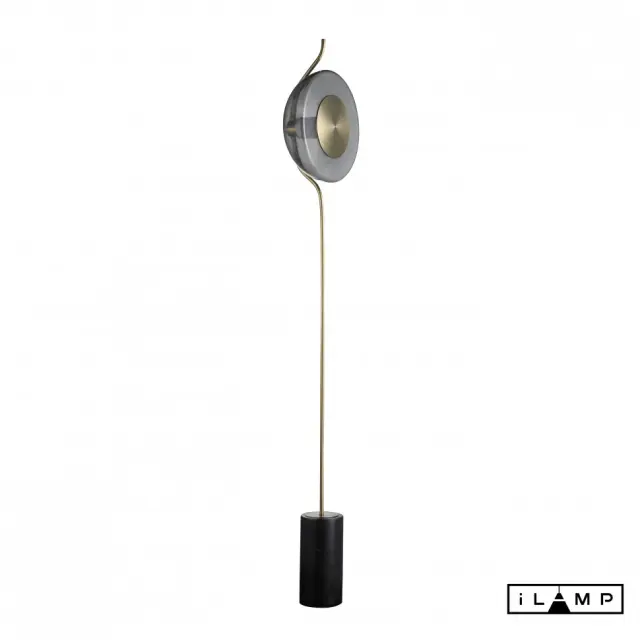 Торшер iLamp 9285F GL SM STEREO — черный