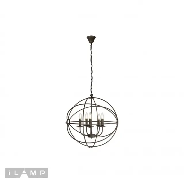 Люстра iLamp Loft 213-5 BALANCE — коричневый