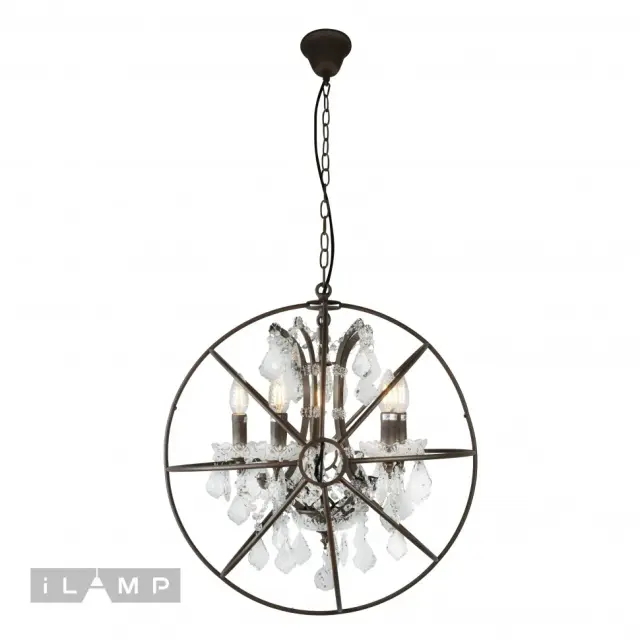 Люстра iLamp Loft 214-5 BALANCE — коричневый