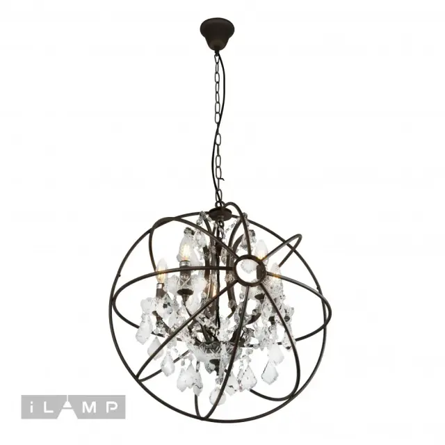 Люстра iLamp Loft 214-5 BALANCE — коричневый, ракурс 4