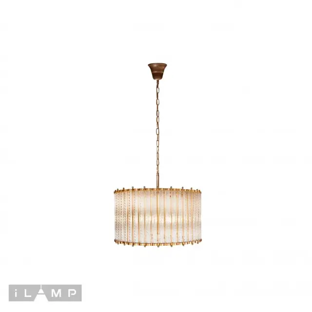 Люстра iLamp MD0266-4B Antique MANHATTAN — латунь