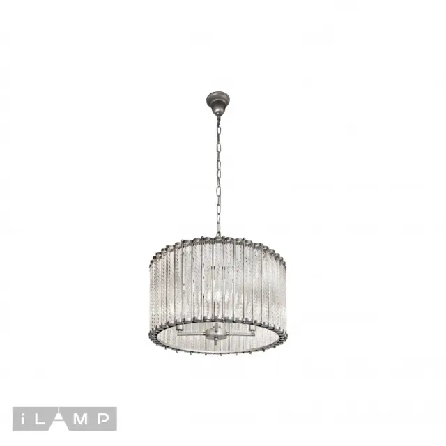 Люстра iLamp MD0266-4B Silver MANHATTAN — никель