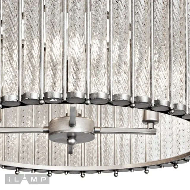 Люстра iLamp MD0266-4B Silver MANHATTAN — никель, ракурс 4