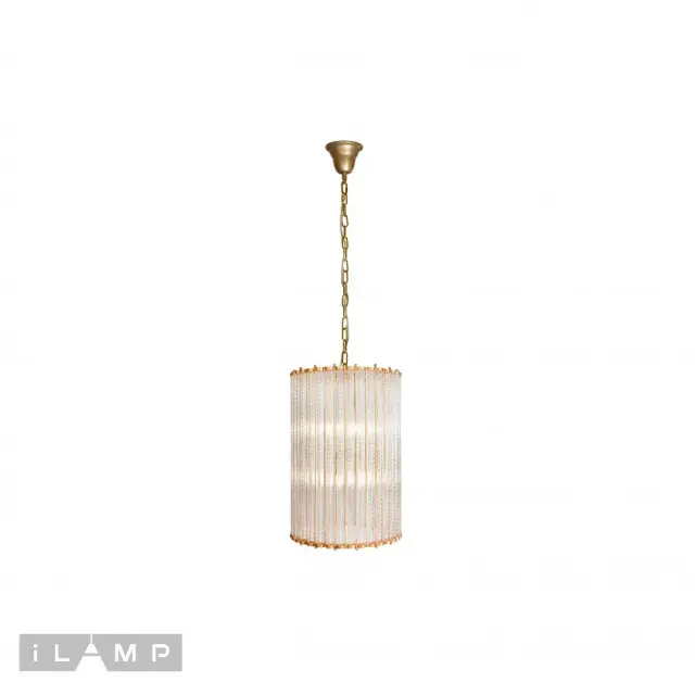 Люстра iLamp MD0266-6 Antique MANHATTAN — латунь, ракурс 2