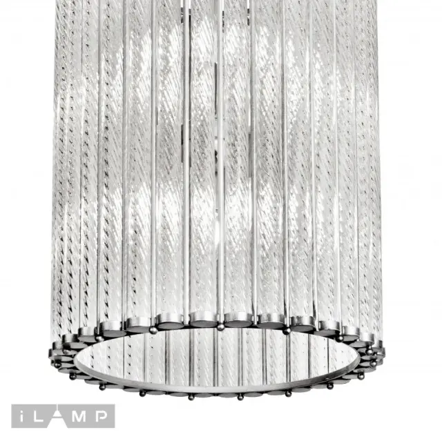 Люстра iLamp MD0266-6 Silver MANHATTAN — никель, ракурс 3