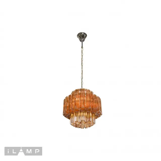 Люстра iLamp MD0267-4B DESTINY — хром, ракурс 2