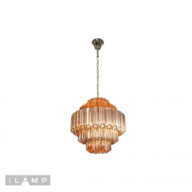 Люстра iLamp MD0267-7B DESTINY — хром, ракурс 2