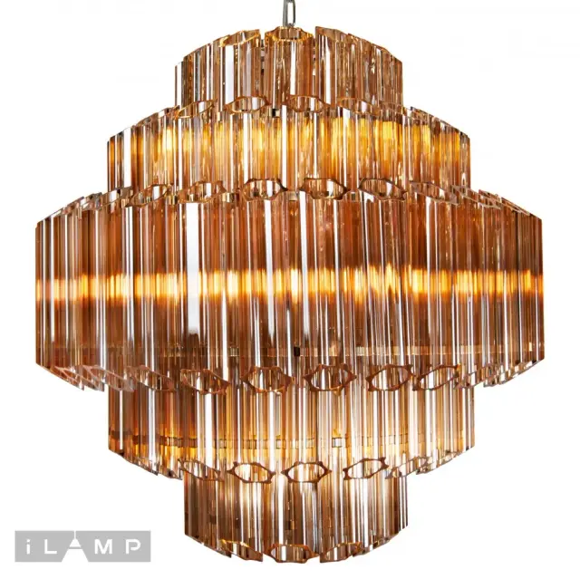 Люстра iLamp MD0267-7B DESTINY — хром, ракурс 3