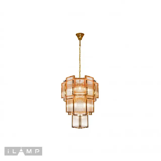 Люстра iLamp MD0276-11C TRIBECA — золотой, ракурс 2