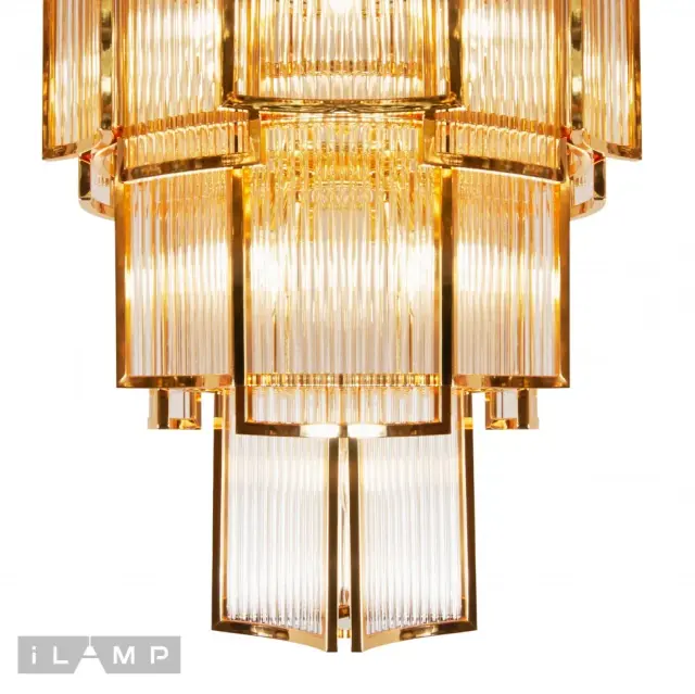 Люстра iLamp MD0276-11C TRIBECA — золотой, ракурс 3