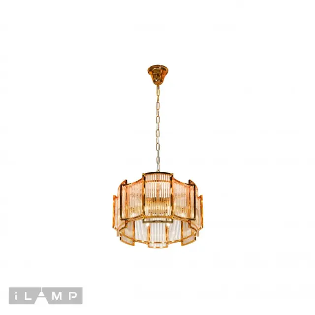 Люстра iLamp MD0276-6A TRIBECA — золотой, ракурс 2